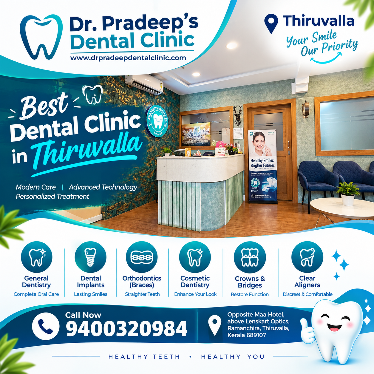 Dental Implants in Thiruvalla: A Complete Guide to Replacing Missing Teeth